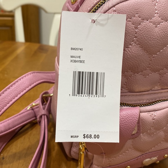 NWT.  Betsey Johnson, mini puppy backpack. - Picture 6 of 12